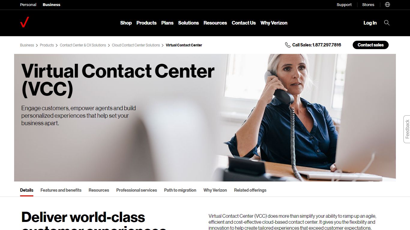 Virtual Contact Center (VCC) Services for Business | Verizon